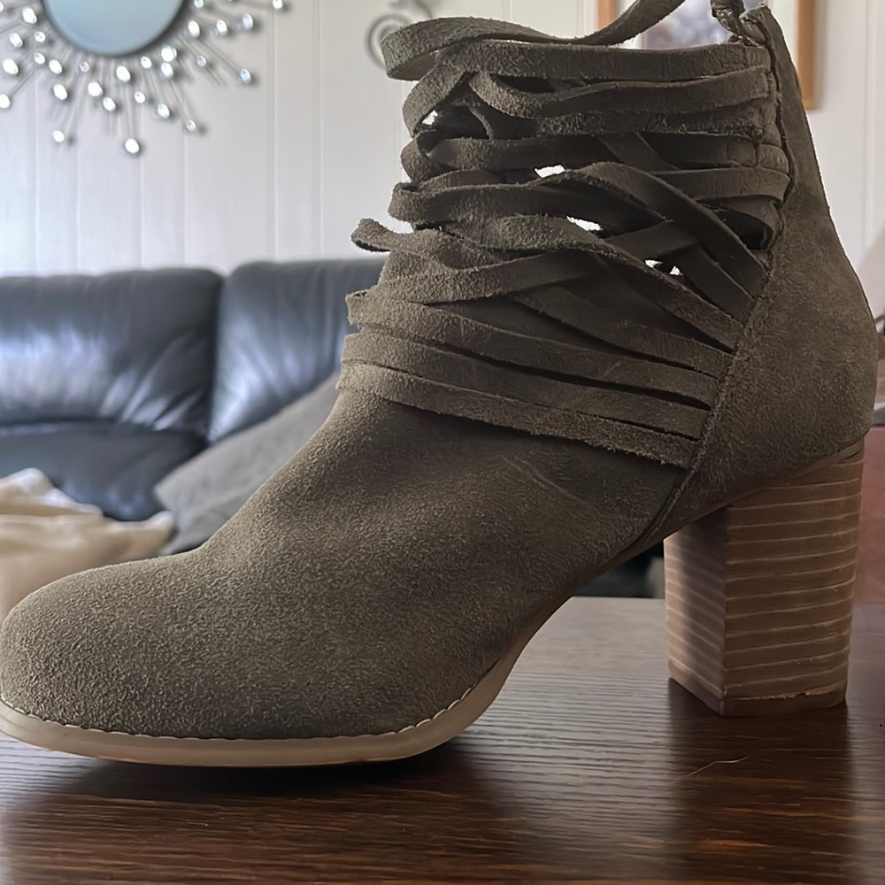 Torrid olive green boots